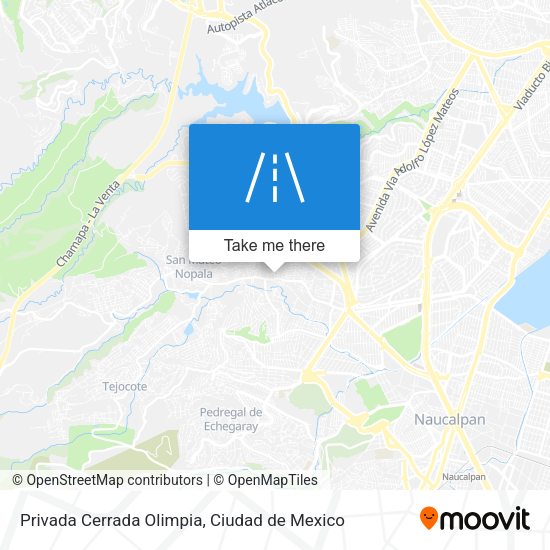 Privada Cerrada Olimpia map