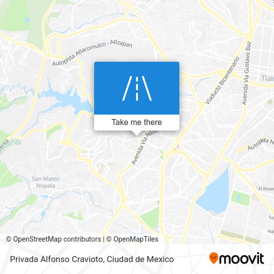 Privada Alfonso Cravioto map