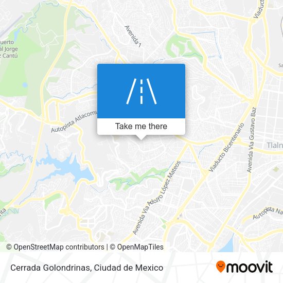 Mapa de Cerrada Golondrinas
