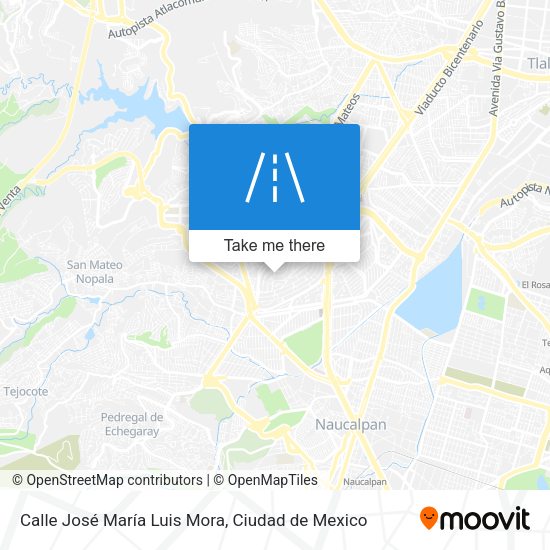 Calle José María Luis Mora map