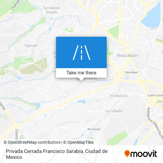 Privada Cerrada Francisco Sarabia map