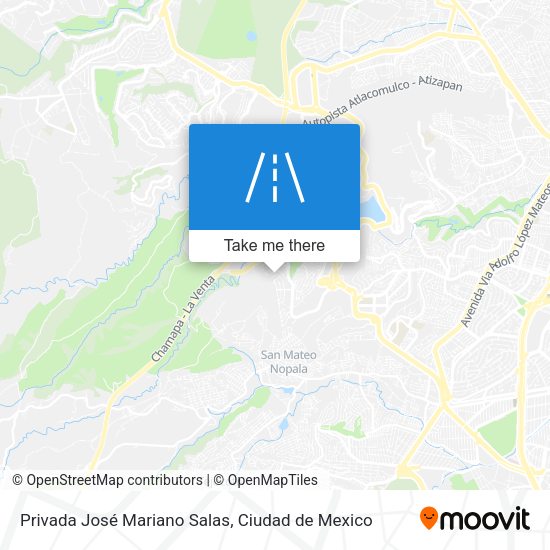 Privada José Mariano Salas map