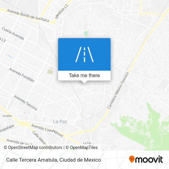 Mapa de Calle Tercera Amatula