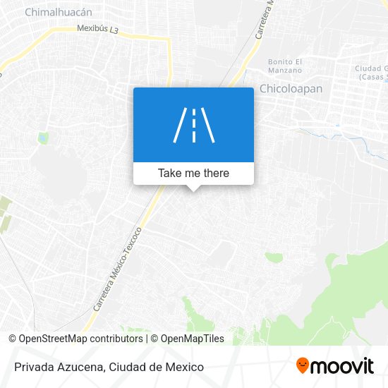 Privada Azucena map