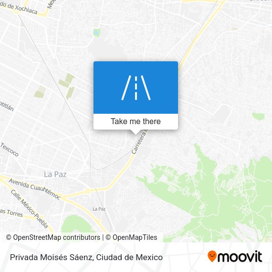 Mapa de Privada Moisés Sáenz