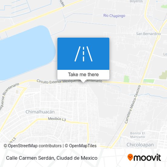 Calle Carmen Serdán map