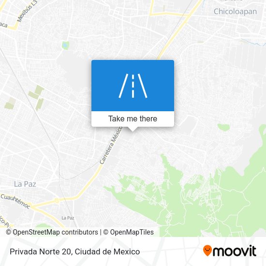 Privada Norte 20 map