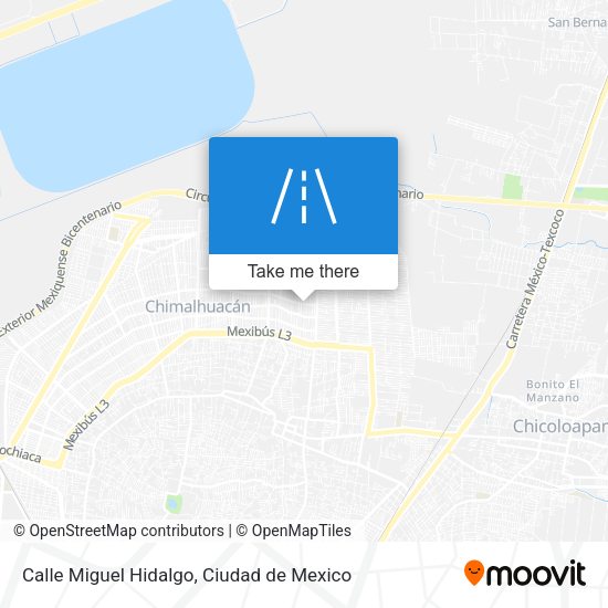 Calle Miguel Hidalgo map