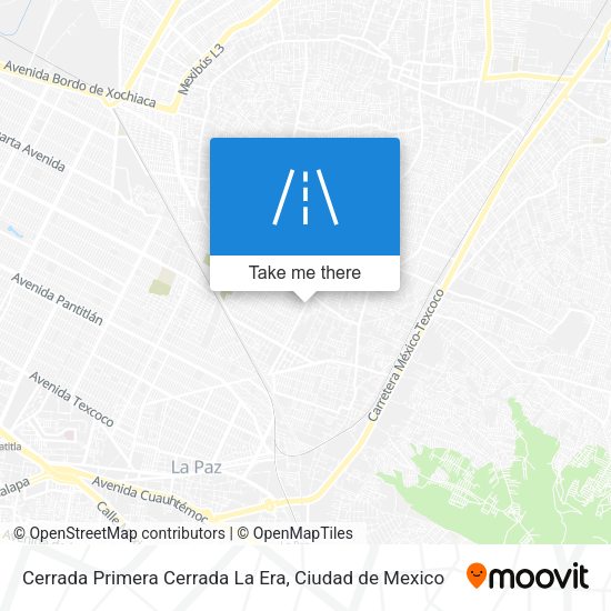 Mapa de Cerrada Primera Cerrada La Era