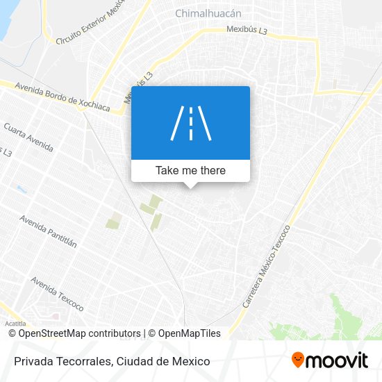 Privada Tecorrales map