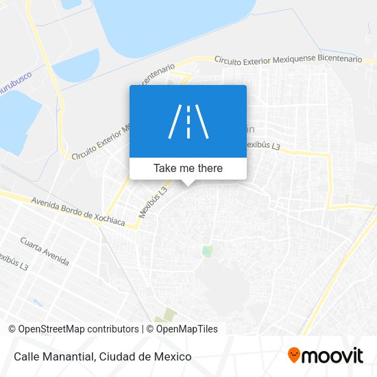 Calle Manantial map