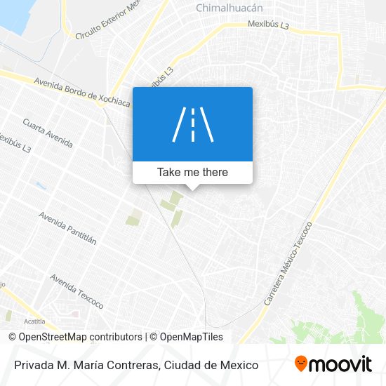 Privada M. María Contreras map