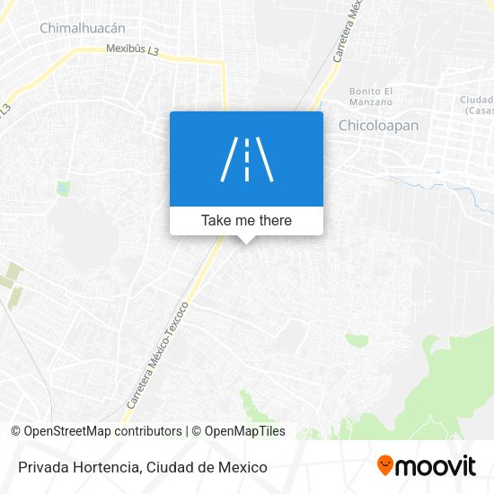 Privada Hortencia map