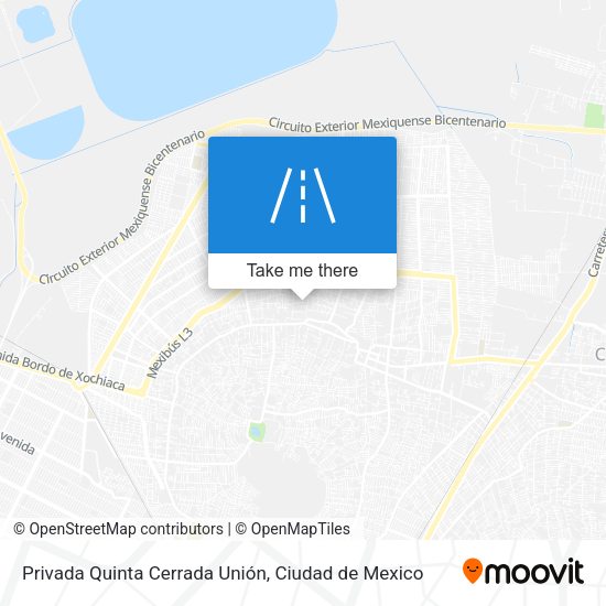 Privada Quinta Cerrada Unión map