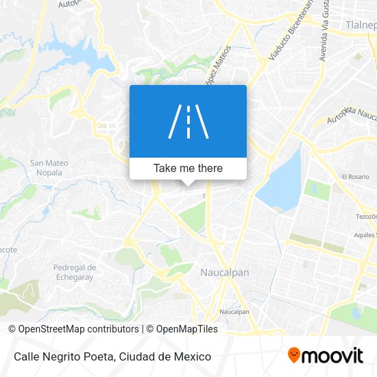 Calle Negrito Poeta map