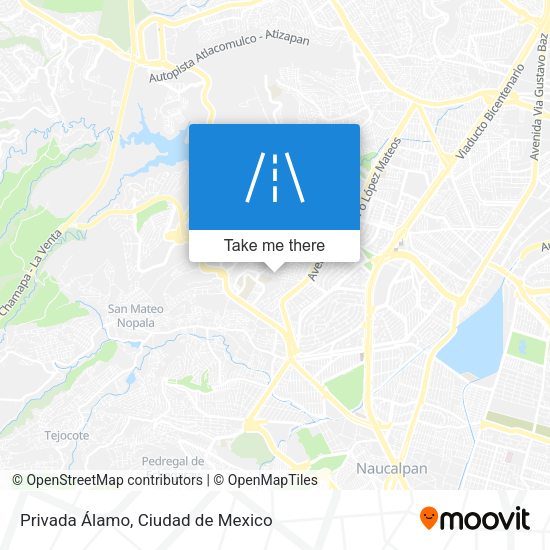 Mapa de Privada Álamo
