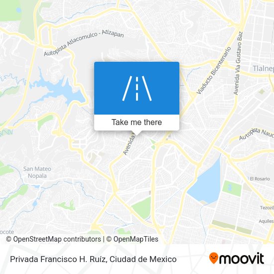Privada Francisco H. Ruíz map