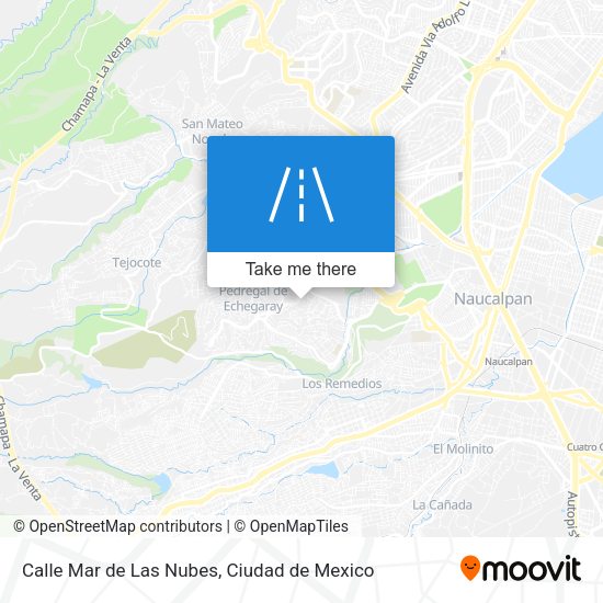 Calle Mar de Las Nubes map