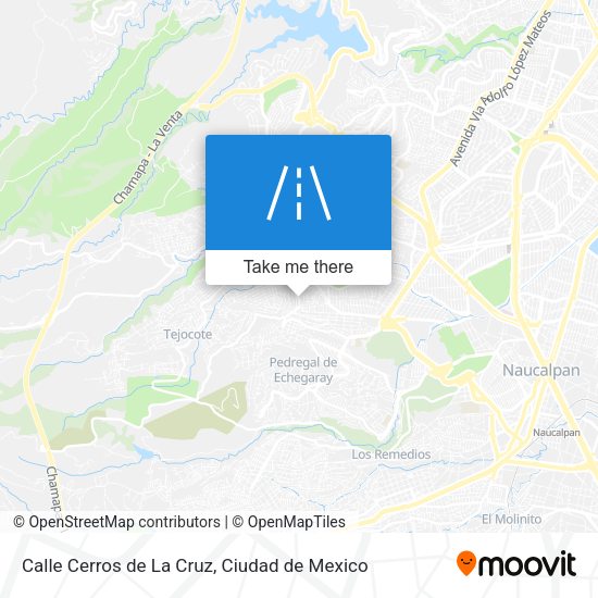 Mapa de Calle Cerros de La Cruz