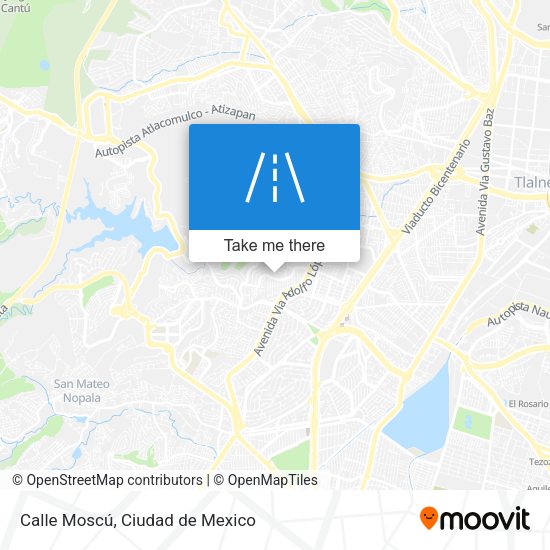 Calle Moscú map