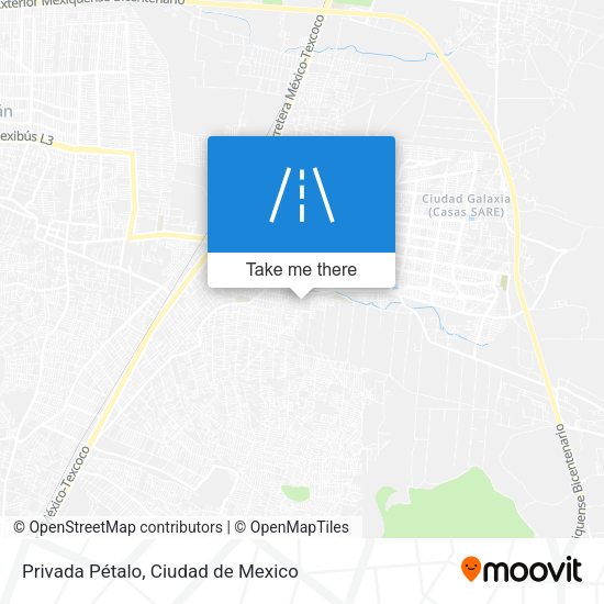 Mapa de Privada Pétalo