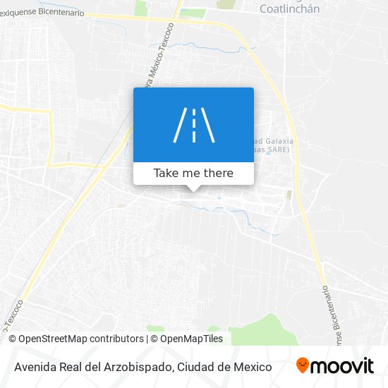 Mapa de Avenida Real del Arzobispado