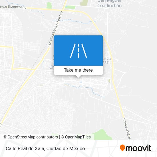 Calle Real de Xala map