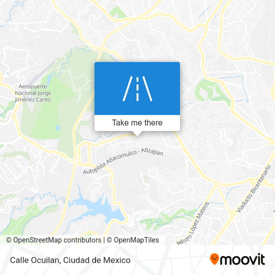 Mapa de Calle Ocuilan