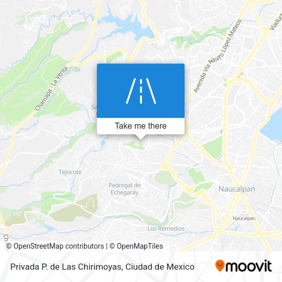Privada P. de Las Chirimoyas map