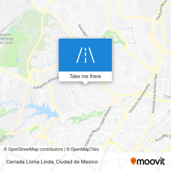 Cerrada Loma Linda map