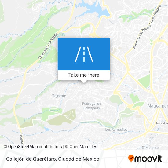 Mapa de Callejón de Querétaro