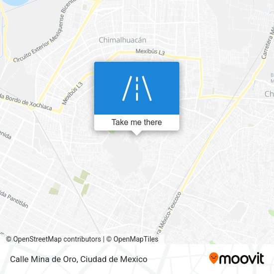 Calle Mina de Oro map