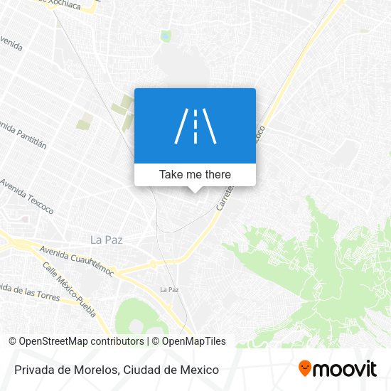 Privada de Morelos map