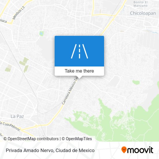 Privada Amado Nervo map