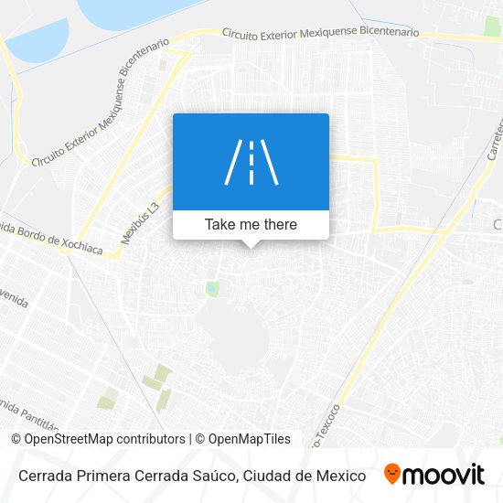 Cerrada Primera Cerrada Saúco map