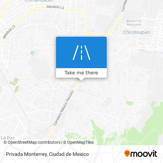 Mapa de Privada Monterrey