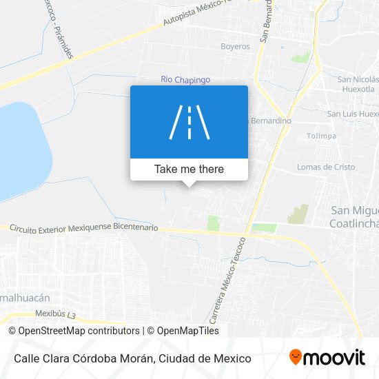 Calle Clara Córdoba Morán map