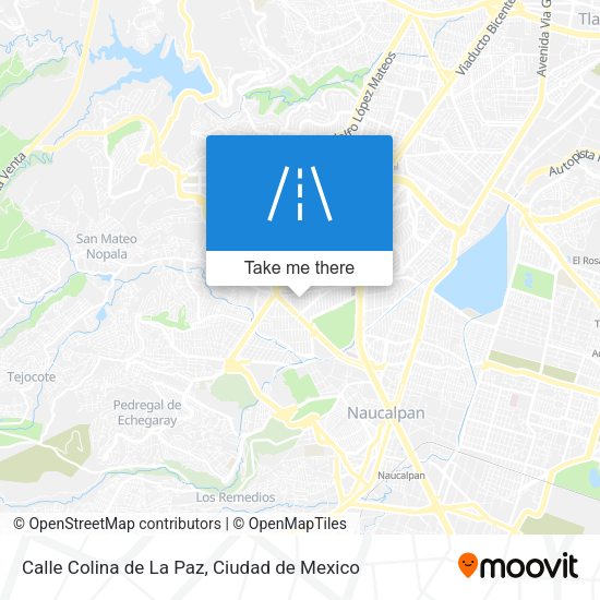 Calle Colina de La Paz map