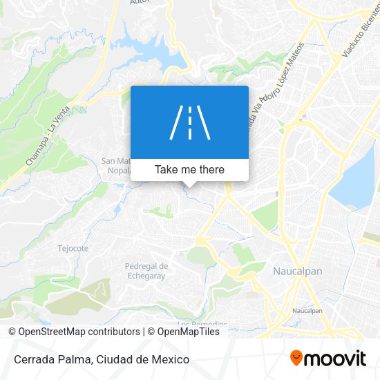 Mapa de Cerrada Palma