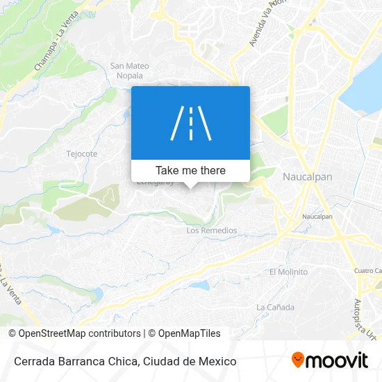 Cerrada Barranca Chica map