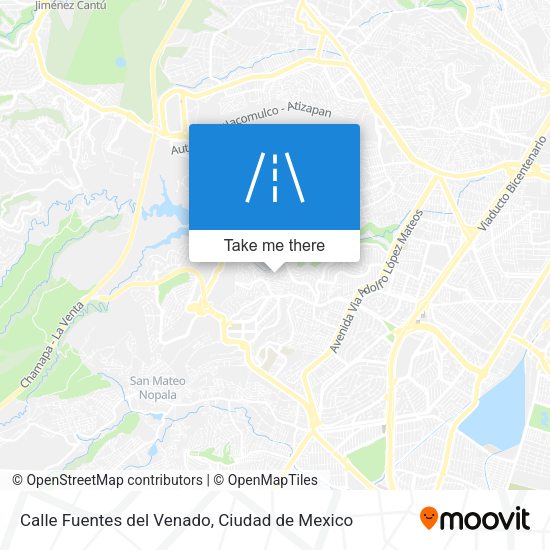 Calle Fuentes del Venado map