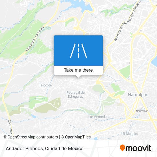 Andador Pirineos map
