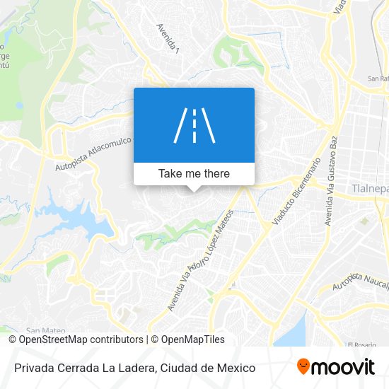 Mapa de Privada Cerrada La Ladera