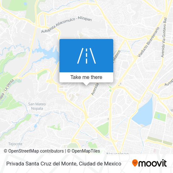 Privada Santa Cruz del Monte map