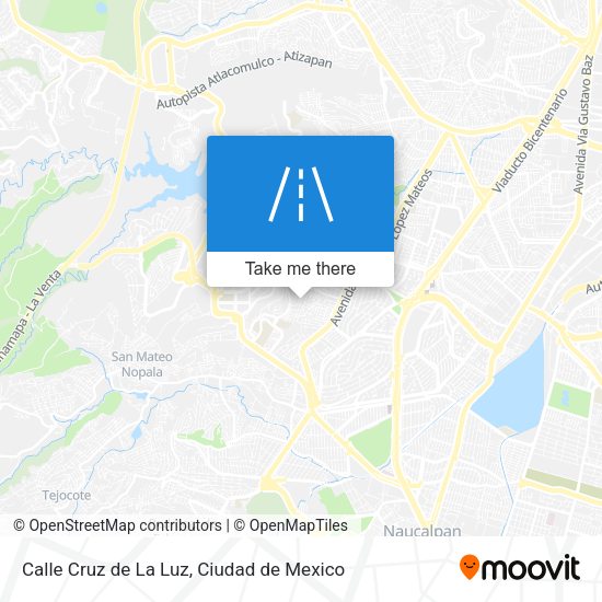 Calle Cruz de La Luz map
