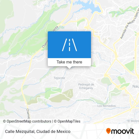 Calle Mezquital map