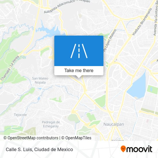 Calle S. Luis map