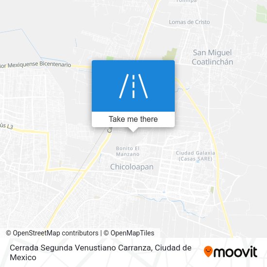 Cerrada Segunda Venustiano Carranza map