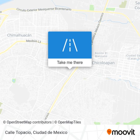 Mapa de Calle Topacio