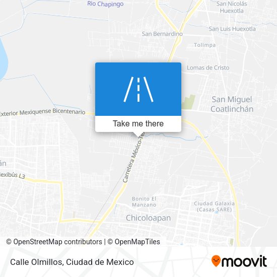 Calle Olmillos map